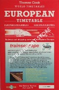 Thomas Cook European [Rail] Timetable / Europäisches Kursbuch / Indicateur Européen, June 2001 by FOX, Brendan (ed.)